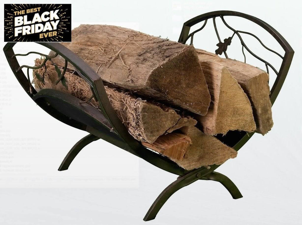 Wood Log Carrier Bin Holder H77763