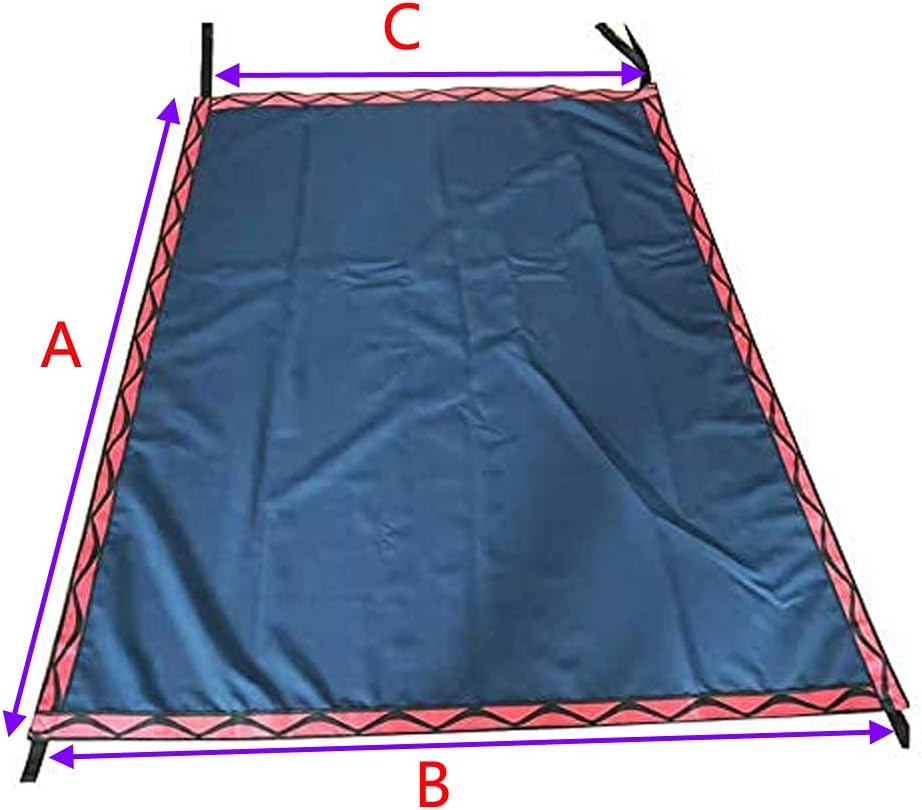 Boat Shade Kit with Stainless Steel Telescopic Rod, Dark Blue, 4ft x 5ft V547