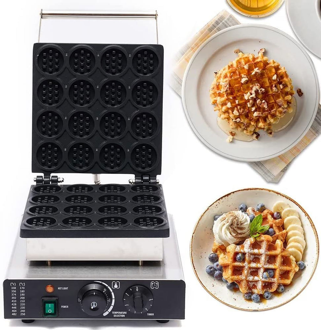 16pcs Nonstick Electric Waffle Maker G573