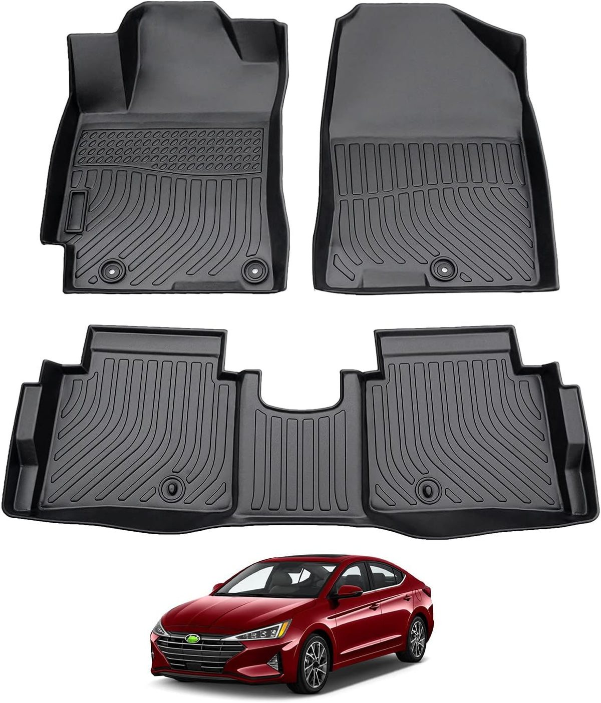 All Weather 2 Row Floor Liners K1564