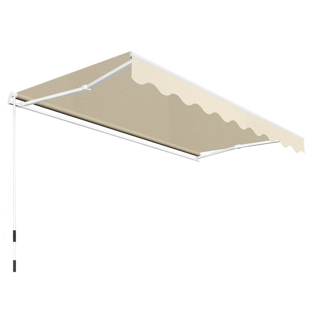 Folding Awning Manual Operated 118.1" Cream V600