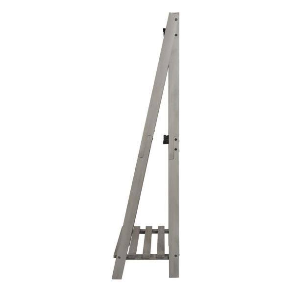 Grey Solid Wood Hall Tree with Shelf and 8 Hooks U87705