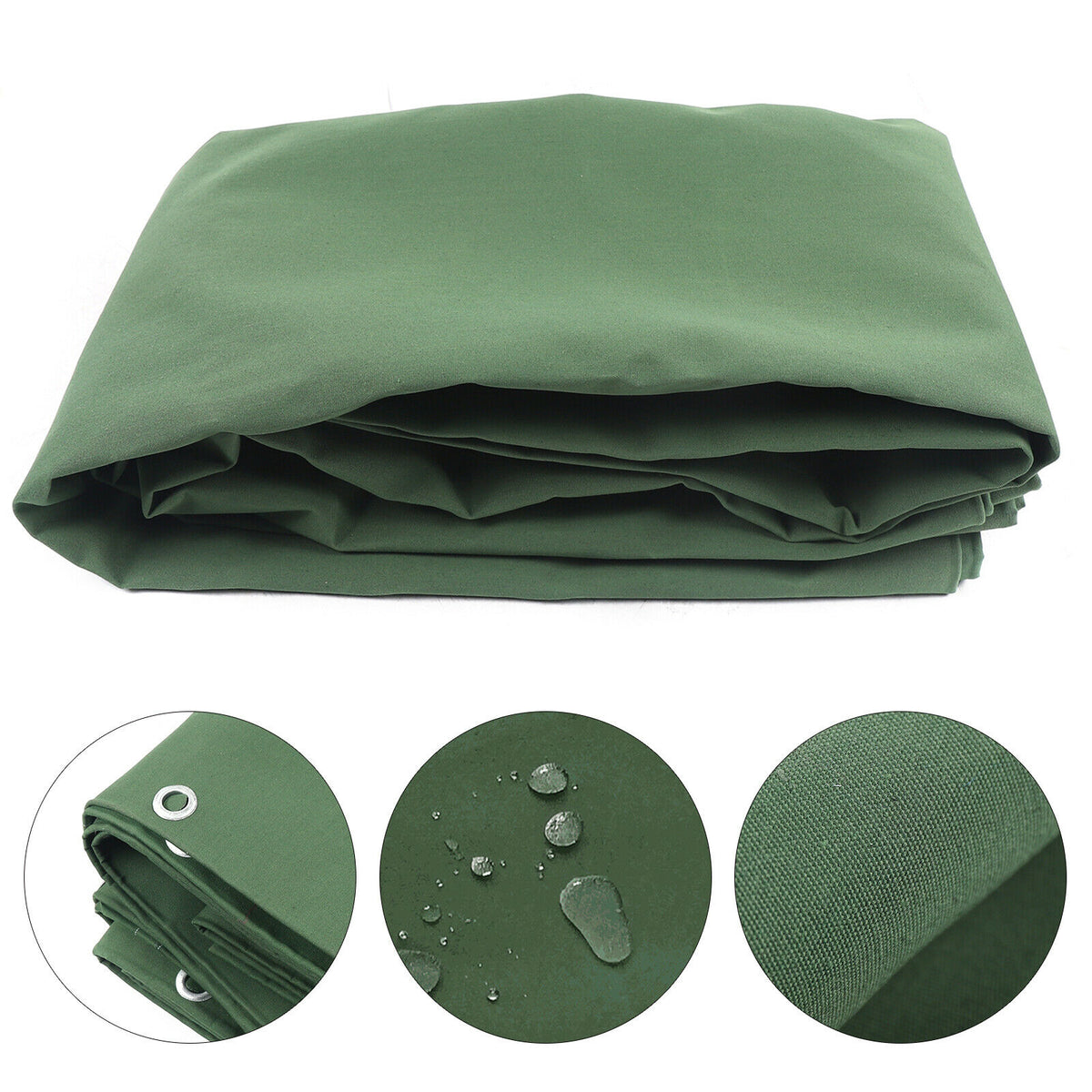 Waterproof Canvas Tarp Canopy Cover S8622