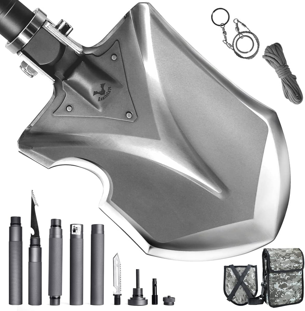 High-Carbon Steel Tactical Folding Shovel with Bag K2159