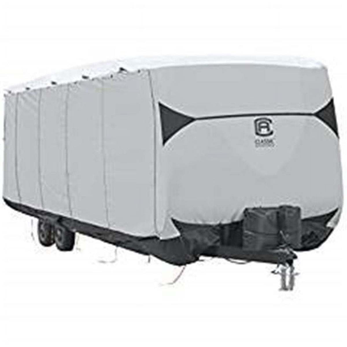 Grey RV Cover for Travel Trailer & Toy Hauler, Fits 33 - 35 ft. I9272