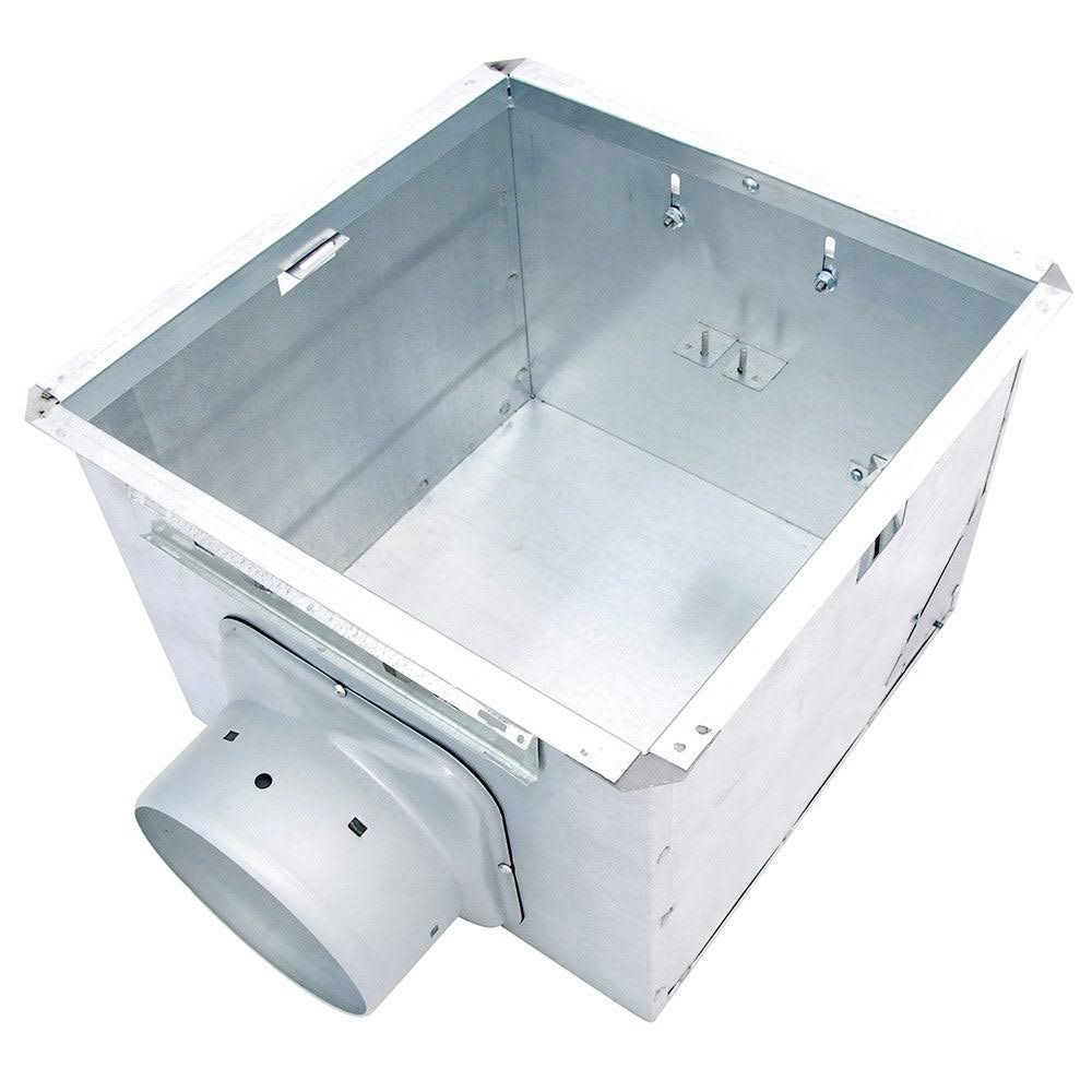 130 CFM 0.6 Sone Ceiling Mounted LED Light Humidity - White D496299