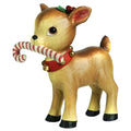 Retro Reindeer with Candy Cane Z1343