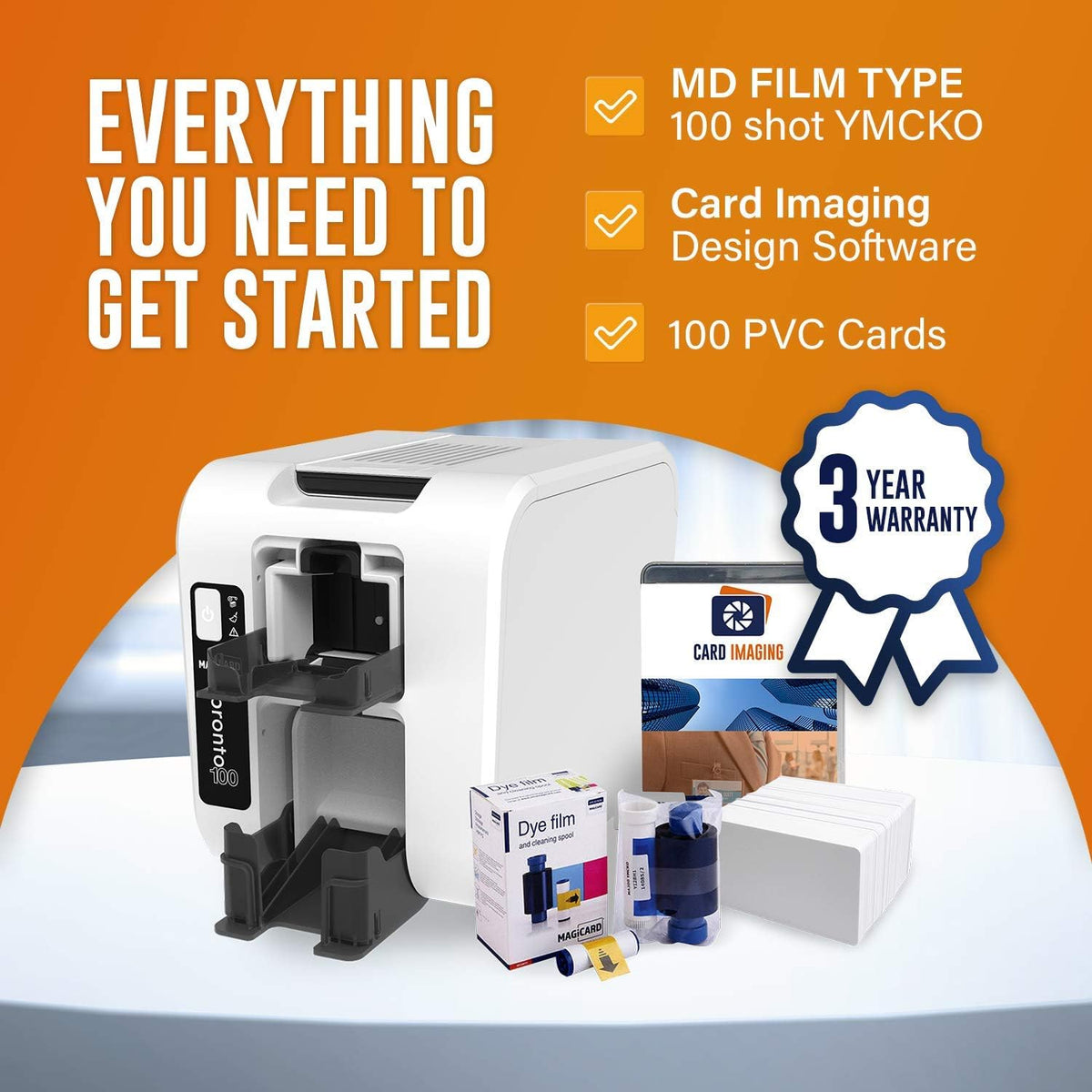 ID Card Printer Badge Maker Machine X229