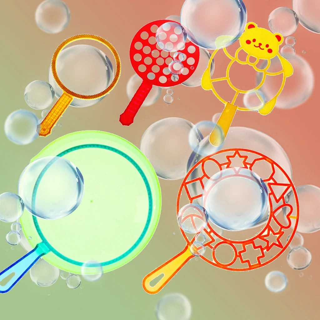 Bubble Wand Set of 5 Assorted Shapes L539