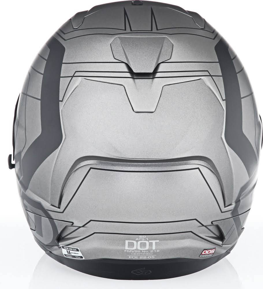 Matte Titanium Aero Helmet Y592