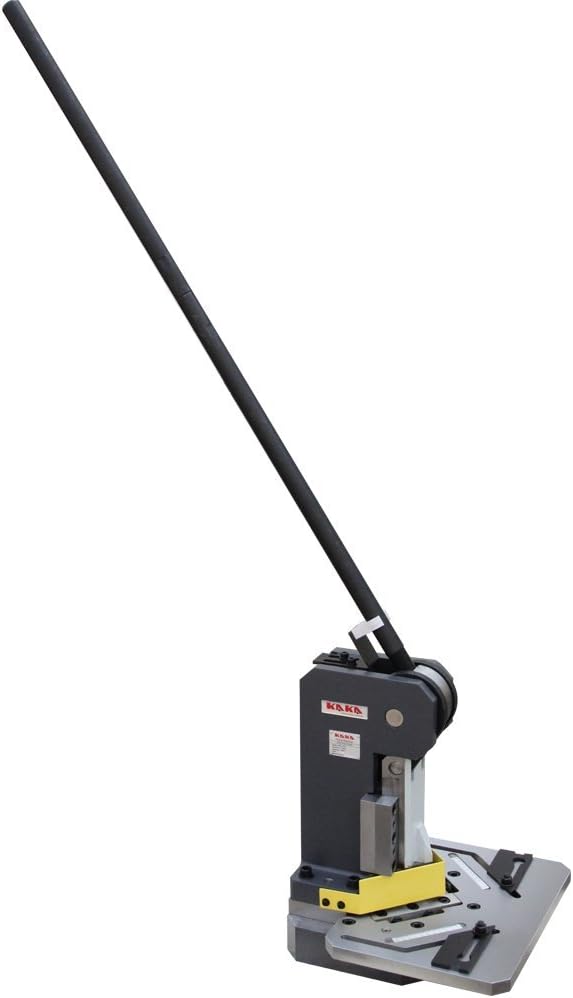 Heavy-Duty Metal Corner Notcher, 4x4" Blade, 11-Ga Mild Steel A700861