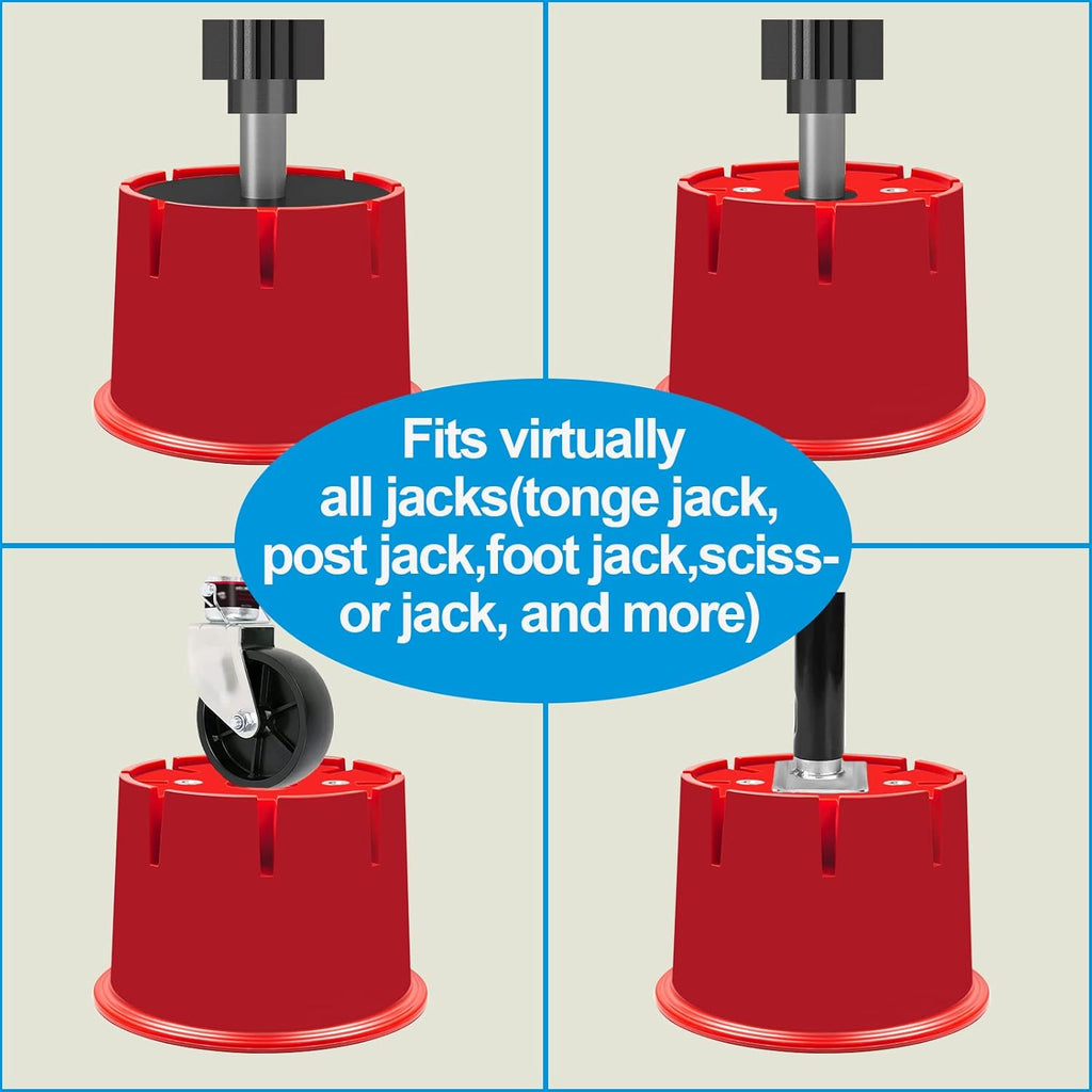 Jack Block for RV Travel Trailer, Fifth Wheel, Popup Camper, Toy Hauler, Supports up to 10000 lbs per Block L451