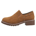Brown Thick Heel Short Boots J569
