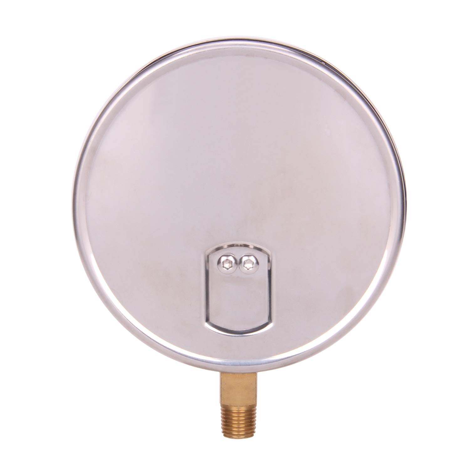 304 Stainless Steel Case Pressure Gauge, 0-200Psi, 4-1/2 Dial Size, 1/4 NPT Lower Mount C7686