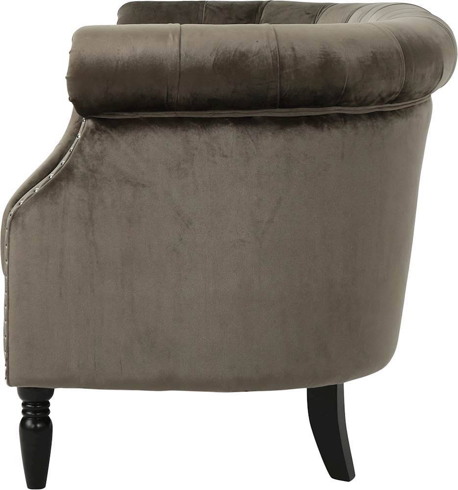 Gray Velvet Loveseat G607