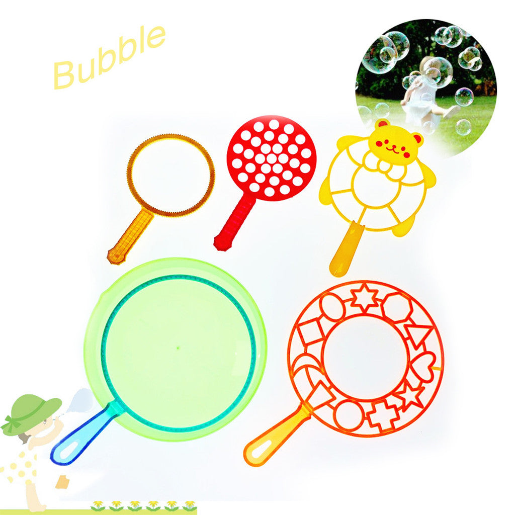 Bubble Wand Set of 5 Assorted Shapes L539