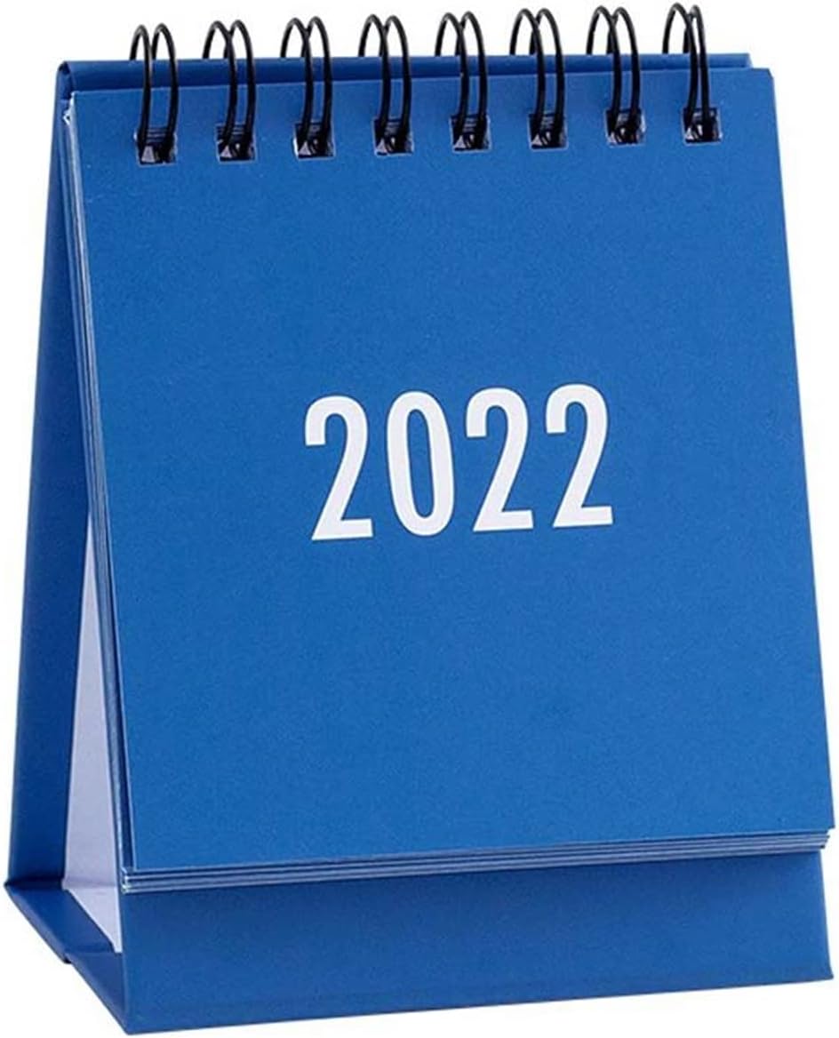 Grey Mini Desk Calendar 2022 D32785