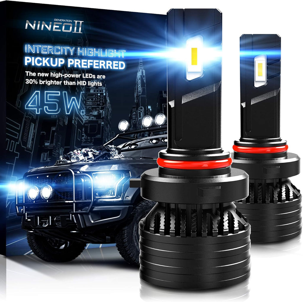 Pack of 2 90W HB3 LED Bulbs 6500K Cool White X806