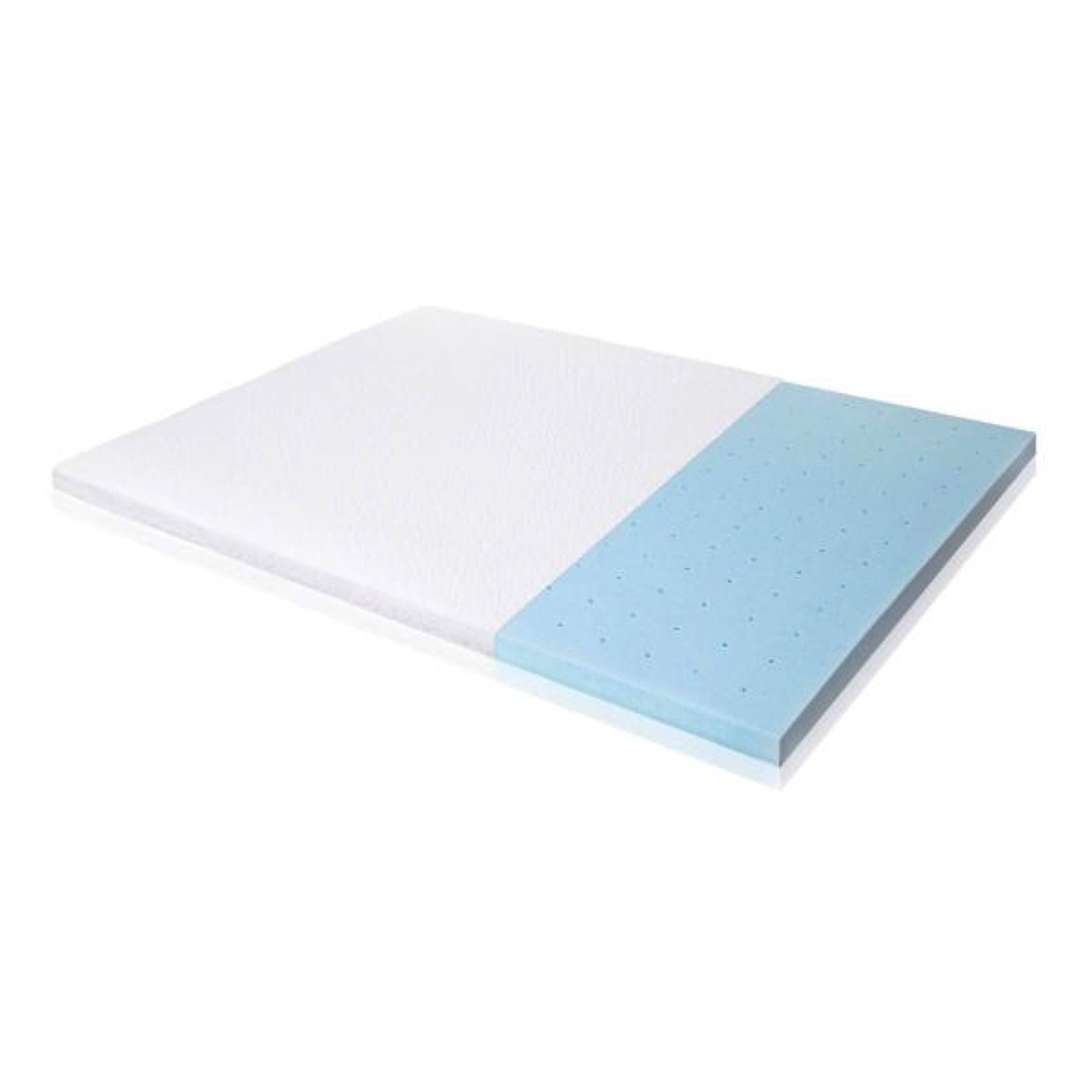 2.5x22 Gel Memory Foam California King Mattress Topper D6500