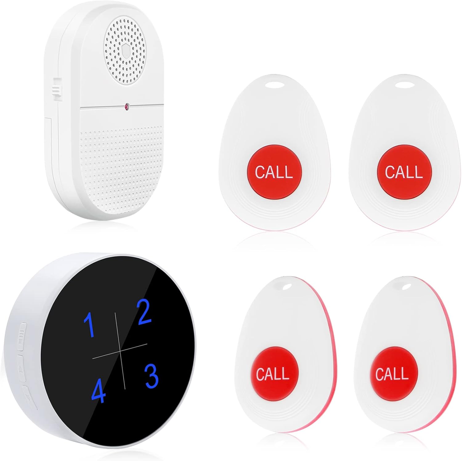 Wireless Caregiver Pager Emergency Alert System Call Button H72534