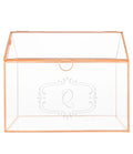 Personalized Glass Terrarium Card Holder R48946