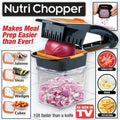 Food Vegetable Chopper Dicer with Stainless Steel Blades & Container B493889