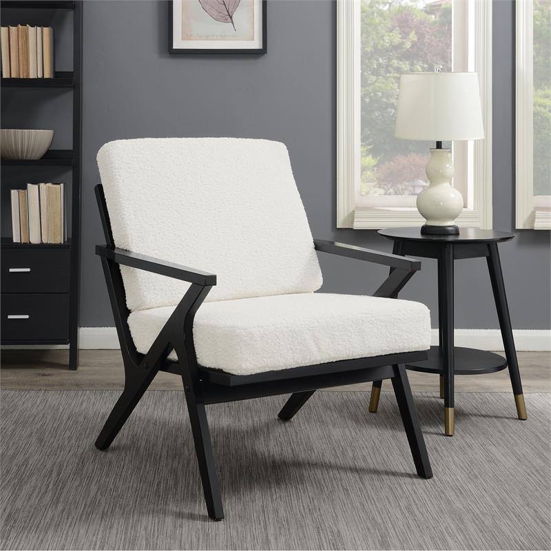 White Wood Frame Chair Y9412
