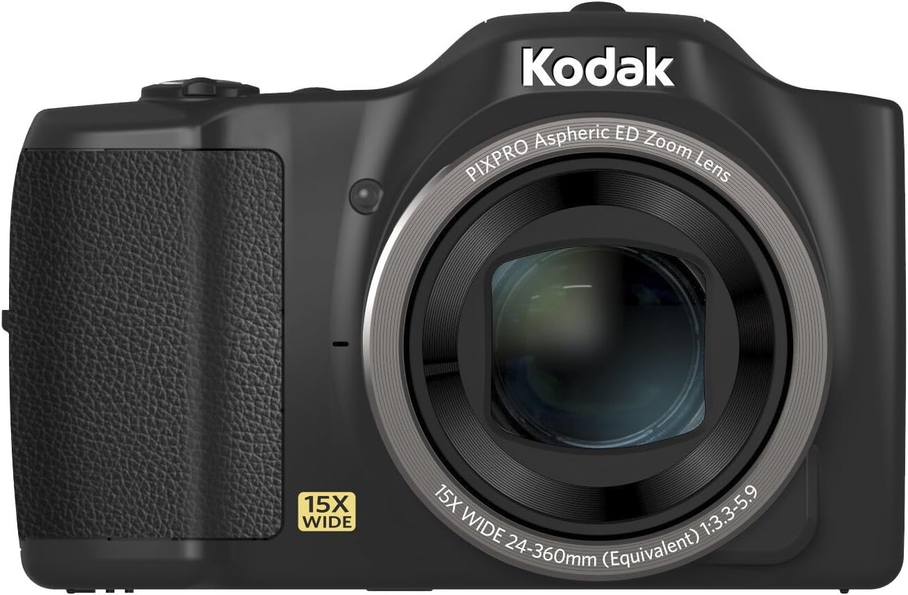Black 16 Friendly Zoom FZ152 Camera with 3" LCD E207