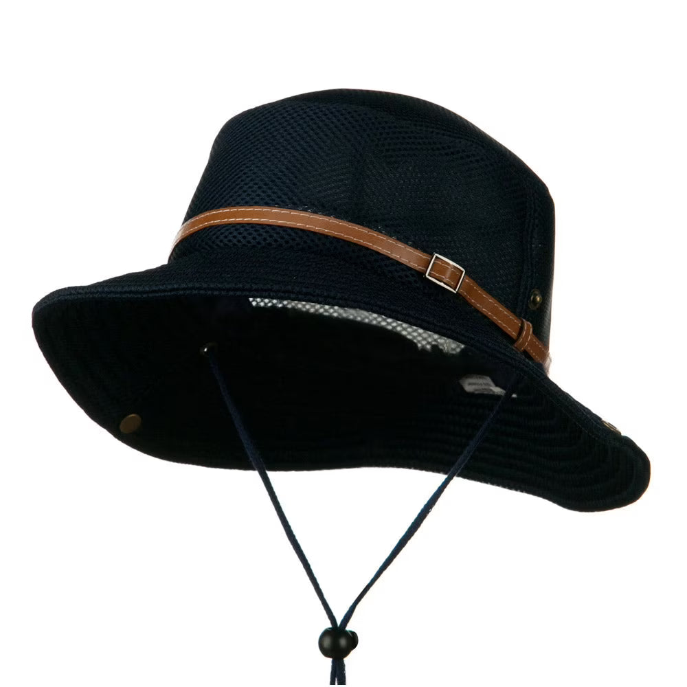 Navy 2XL Mesh Bucket Hat Q118