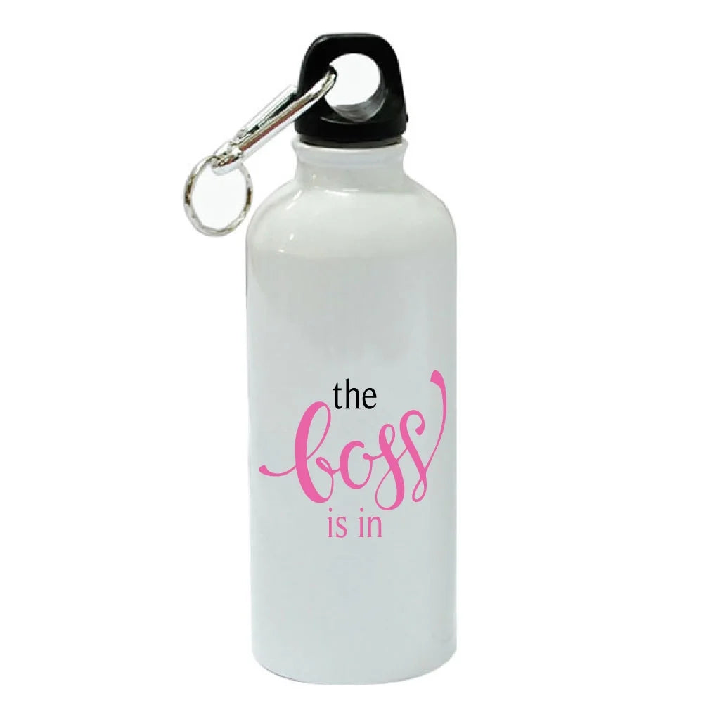 White Aluminum Sports 20 oz Water Bottle B228476