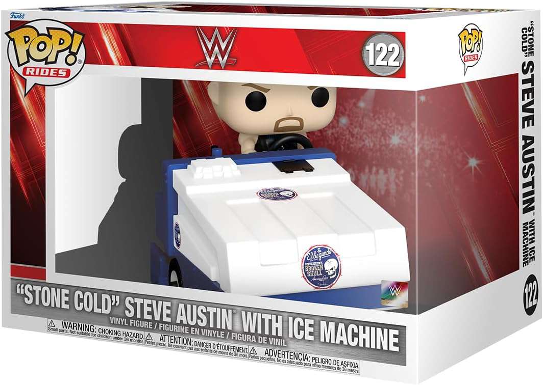 WWE Steve Austin Zamboni Deluxe Vinyl Figure F446