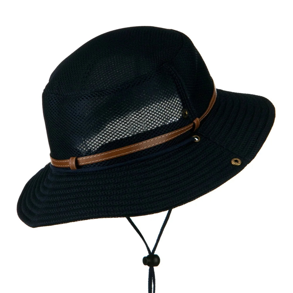 Navy 2XL Mesh Bucket Hat Q118