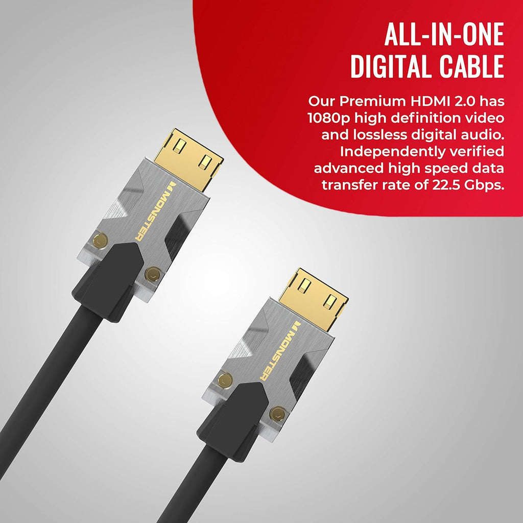 Certified Premium Ultra High Speed HDMI Cable - 2.0 4K 60Hz - 5 Meters B11972