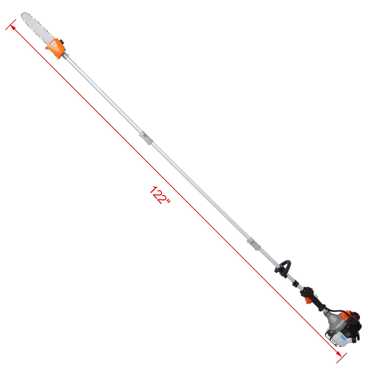 10 in 1 52CC 2-Cycle Garden Tool System with Pole Saw, Hedge Trimmer, Grass Trimmer, and Brush Cutter B813277