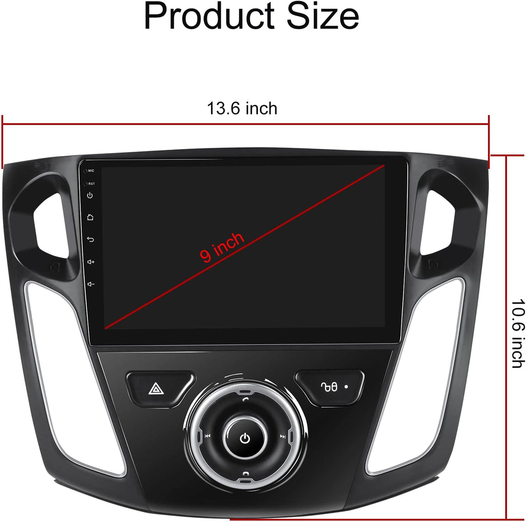 9 inch IPS Touch Screen Car Radio with CarPlay Bluetooth DSP J71709