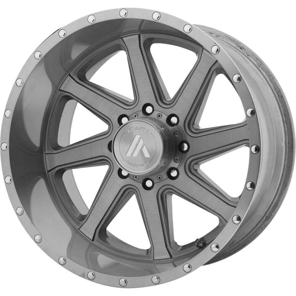 22x10 6x135 -20mm Titanium Brushed Wheel U62907