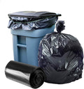 65 Gallon Black Heavy Duty Trash Bags, 50 Count Q1849