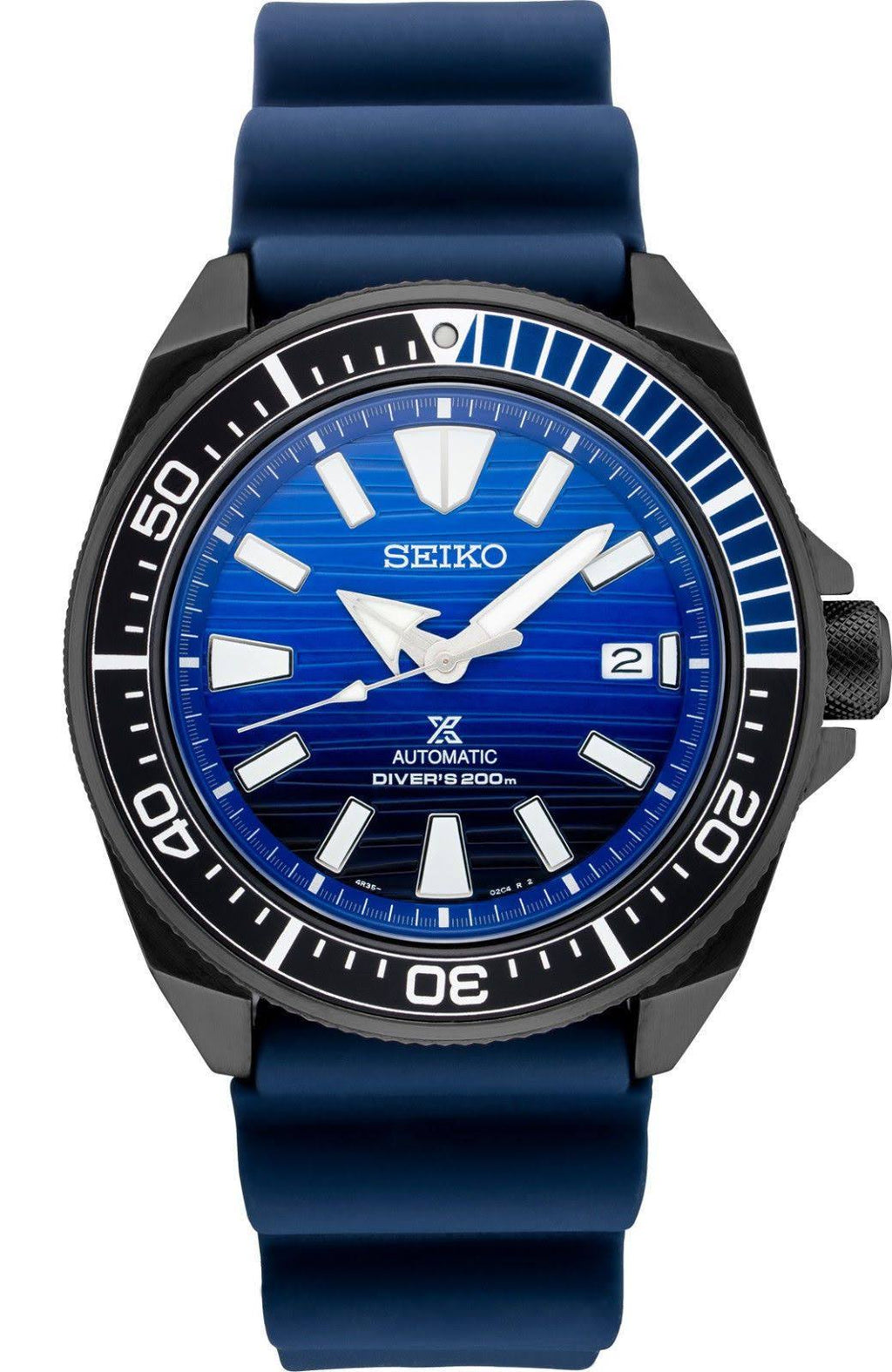 Blue Silicone Automatic Divers Watch M42144
