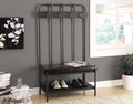 Charcoal Grey Metal Bench B615775