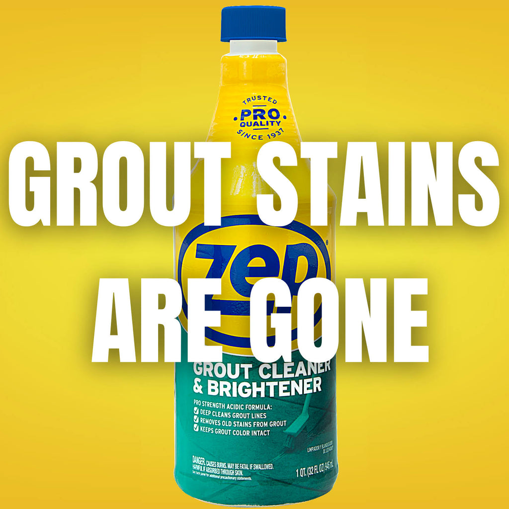 Grout Cleaner and Brightener, Quart Bottle, 12 Bottles G142