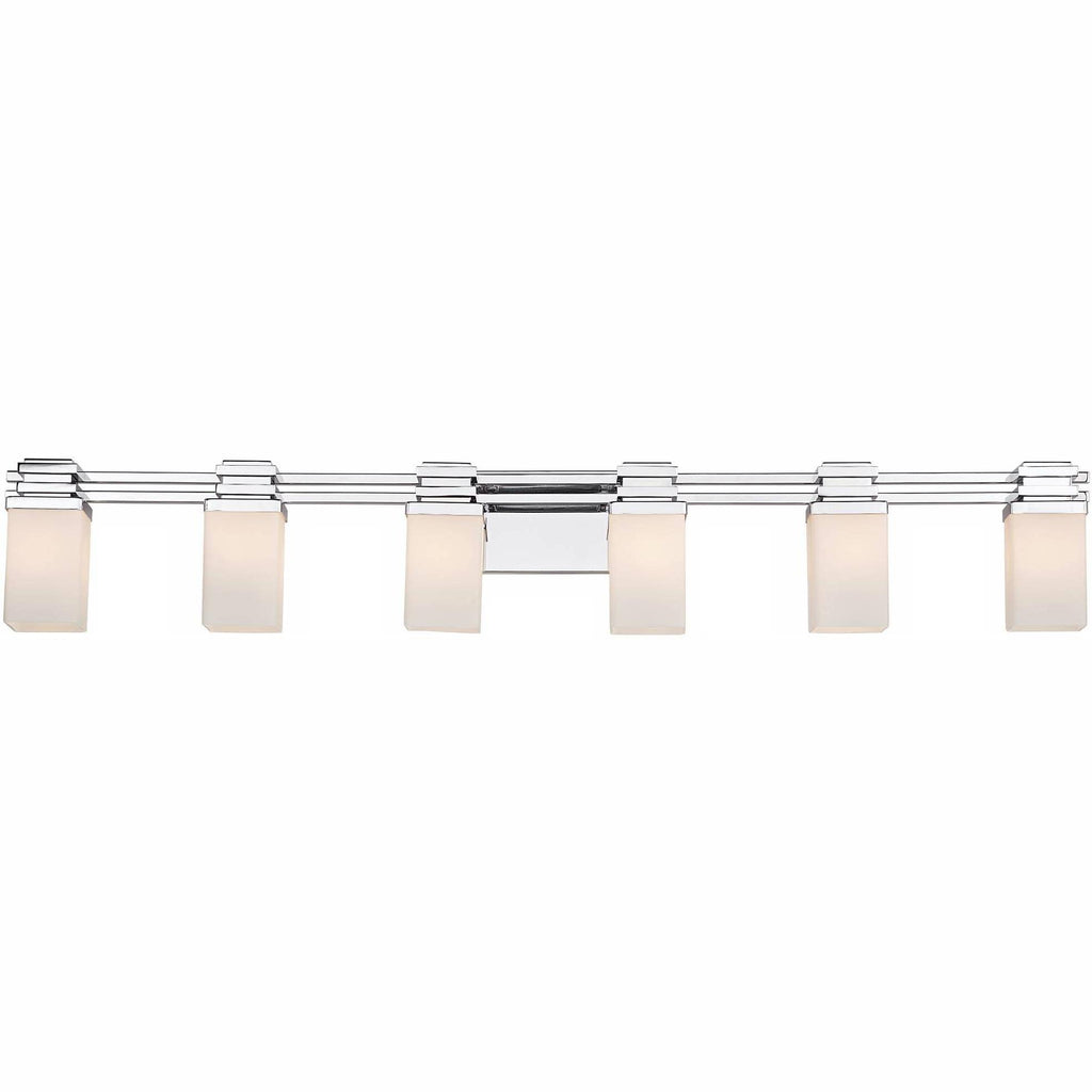 6-Light Chrome Bath Light O246221