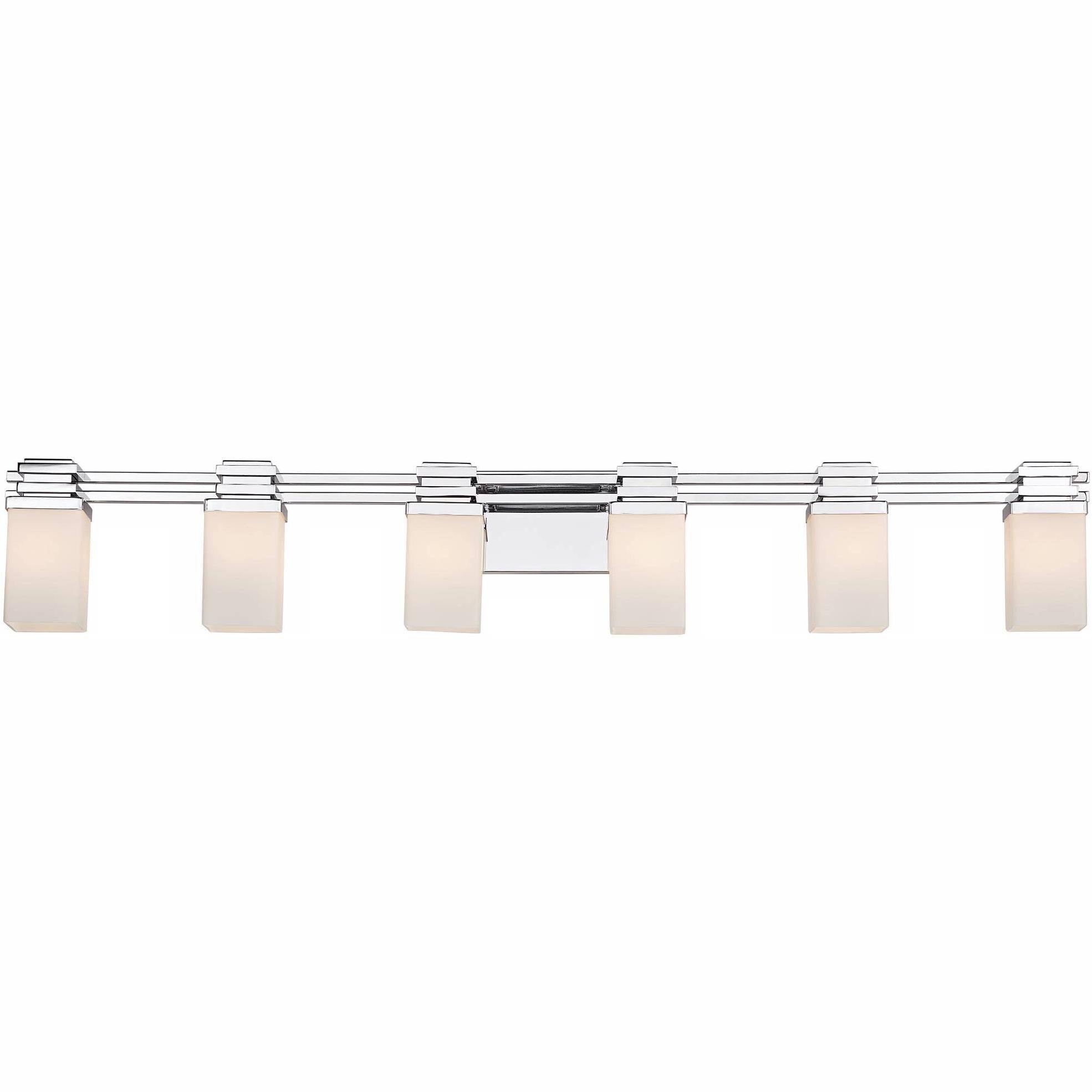 6-Light Chrome Bath Light O246221