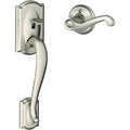 Satin Nickel Left Hand Lever Front Entry Handleset Z576853