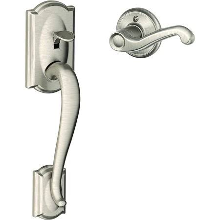 Satin Nickel Left Hand Lever Front Entry Handleset Z576853