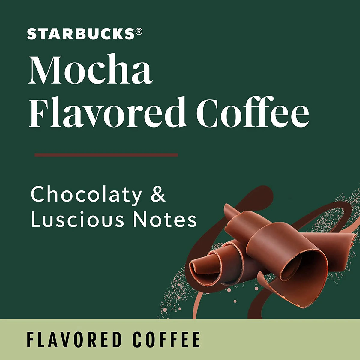 Mocha Flavored Ground Coffee 11 oz Pack of 2 X191