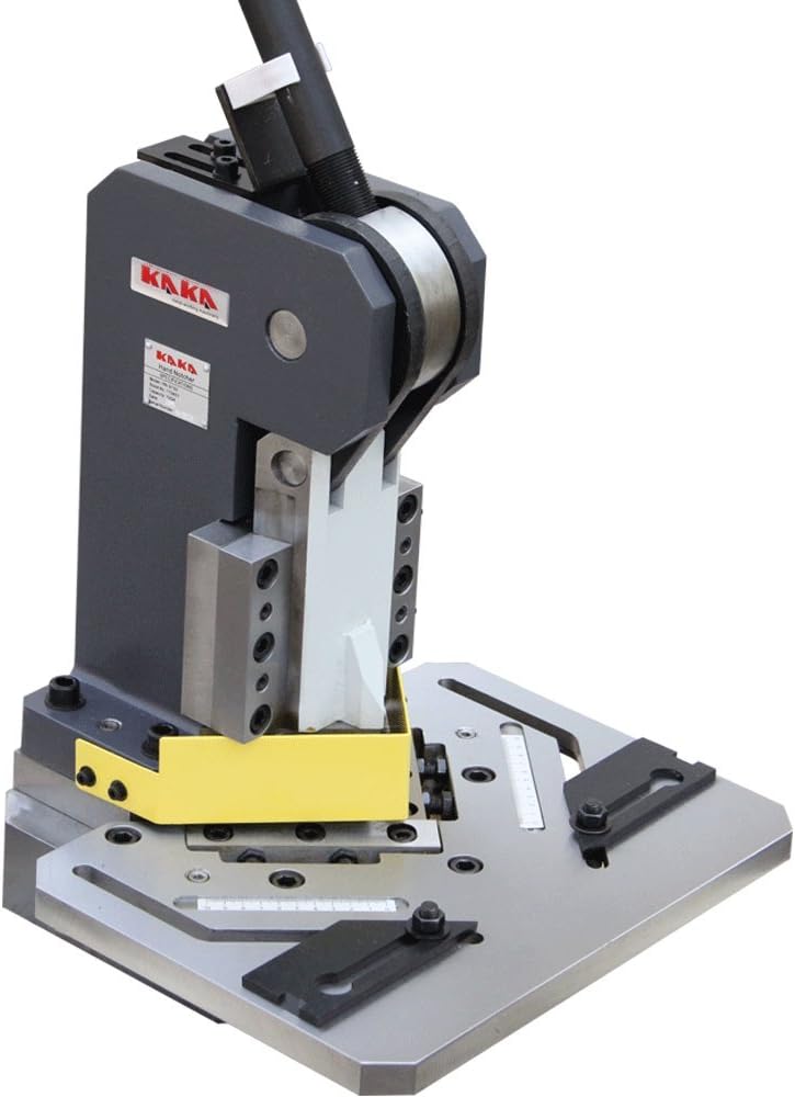 Heavy-Duty Metal Corner Notcher, 4x4" Blade, 11-Ga Mild Steel A700861