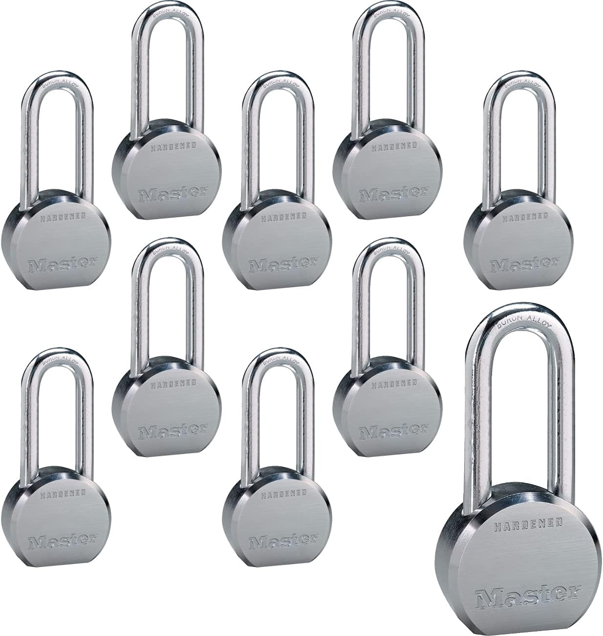 4 High Security Pro Series Keyed Alike Padlocks J453011
