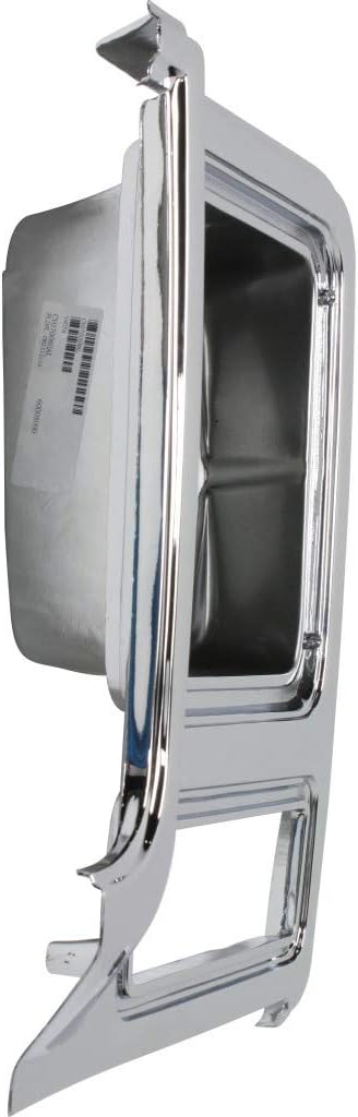 Chrome & Painted Dark Argent Headlight Door for Chevy C10 C20 C30 1979 1980 Driver Side Pack of 2 F333525