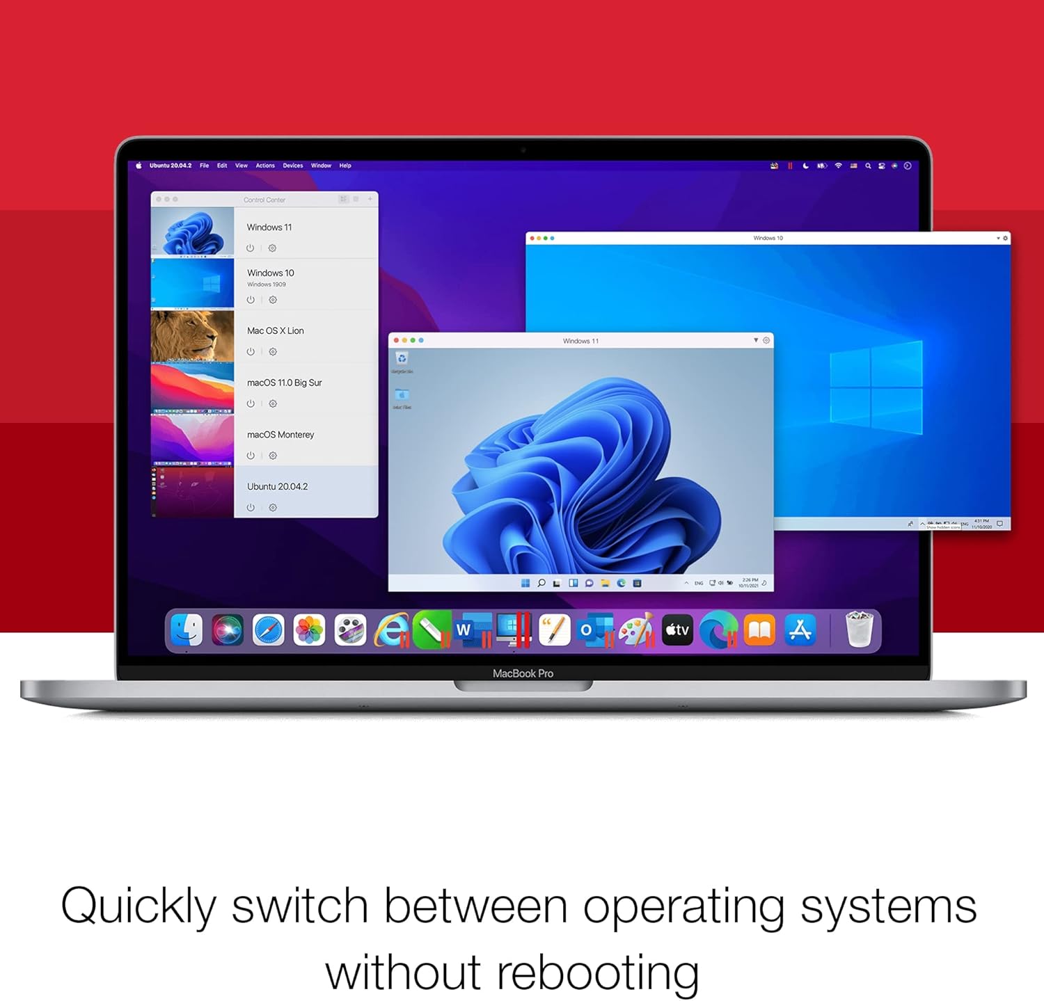 Parallels Desktop 17 for Mac Pro Edition Virtual Machine Software 1-Year Subscription N92558