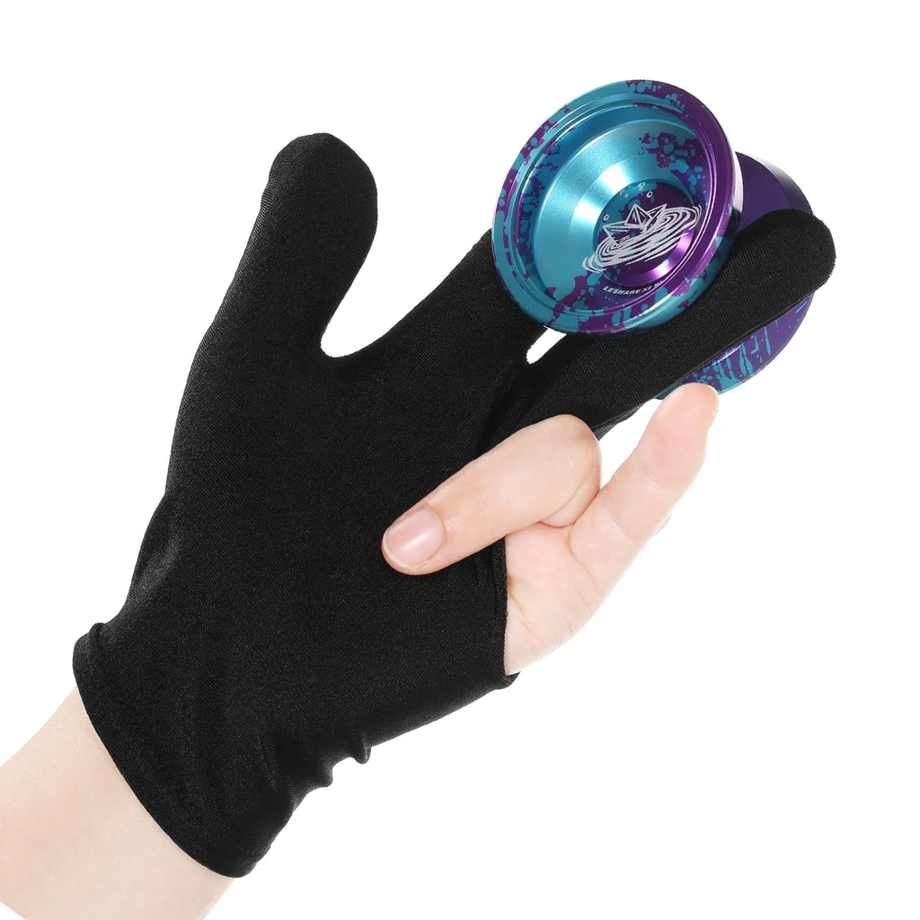 Aluminum Yoyo Ball with Bearing Strings Glove Storage Case C160